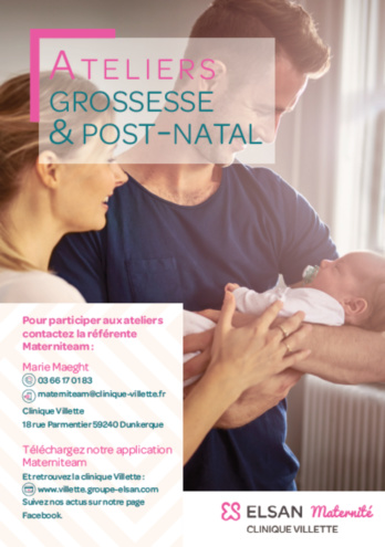 Atelier grossesse découverte réflexologie clinique Villette