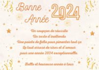 Bonne année 2024