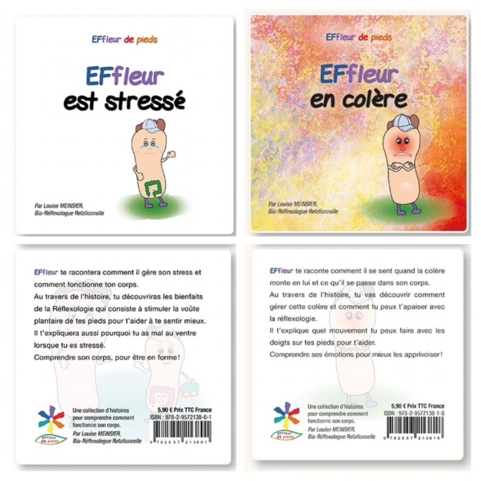 Livres EFfleur Lou Réflexologie Livres EFfleur Lou Réflexologie
