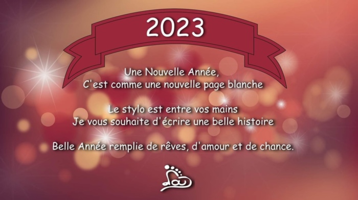 Santé, bonheur et projets pour cette nouvelle année Santé, bonheur et projets pour cette nouvelle année
