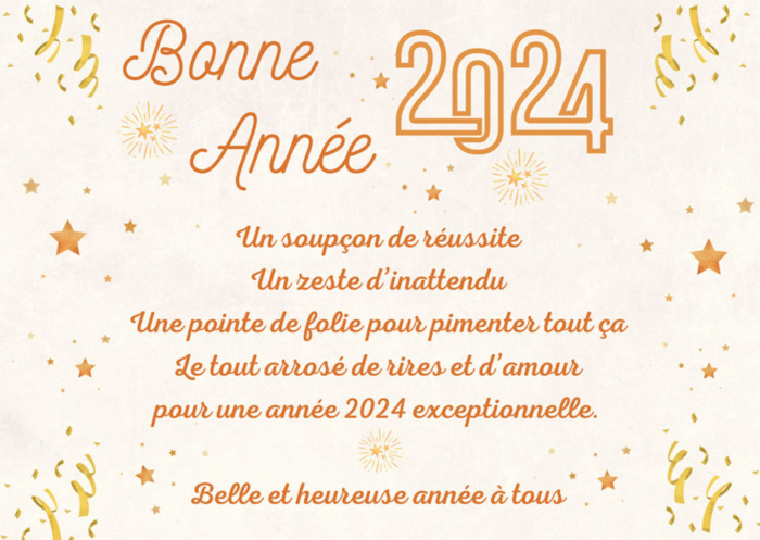 Bonne année 2024 Bonne année 2024