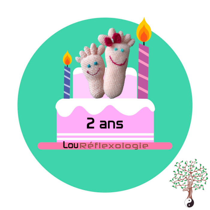 LouRéflexologie fête ses 2 ans