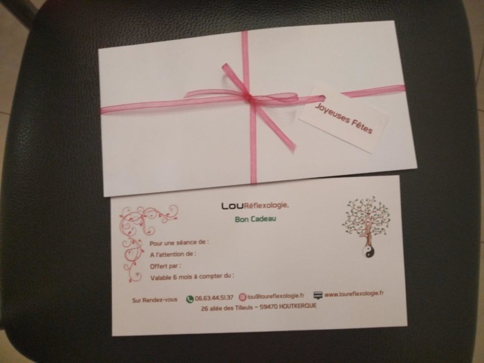 Bon cadeau Réflexologie à Ghyvelde Bon cadeau Réflexologie à Ghyvelde
