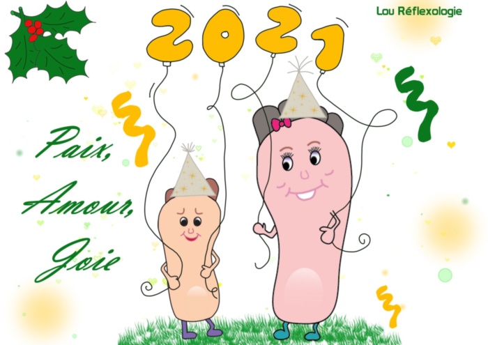 Lou Réflexologie vous souhaite une merveilleuse année 2021 Lou Réflexologie vous souhaite une merveilleuse année 2021