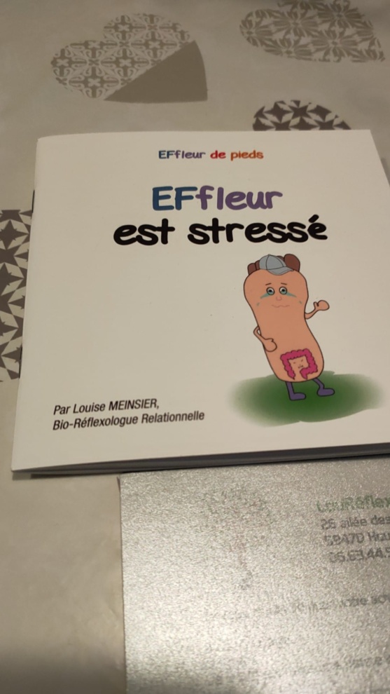 La réflexologie et les émotions du livre EFfleur est stressé La réflexologie et les émotions du livre EFfleur est stressé
