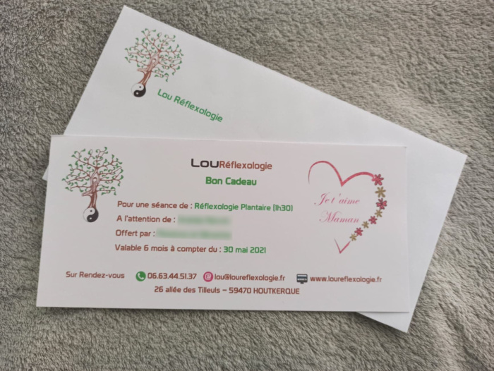 Bon cadeau fête des mères et relaxation Bon cadeau fête des mères et relaxation